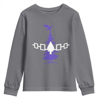 Iroquois Flag Haudenosaunee Iroquoian Native American Tribe Tree of Life Youth Sweatshirt - Wonder Print Shop