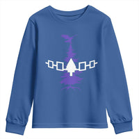 Iroquois Flag Haudenosaunee Iroquoian Native American Tribe Tree of Life Youth Sweatshirt - Wonder Print Shop