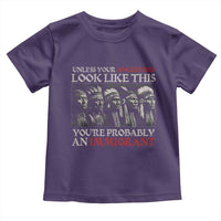 Unless Your Ancestors Look Like This You're Probably An Immigrant Toddler T Shirt Native American Indian - Wonder Print Shop