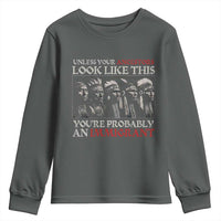 Unless Your Ancestors Look Like This You're Probably An Immigrant Youth Sweatshirt Native American Indian - Wonder Print Shop