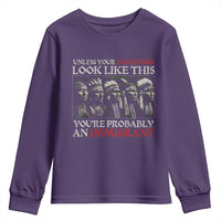 Unless Your Ancestors Look Like This You're Probably An Immigrant Youth Sweatshirt Native American Indian - Wonder Print Shop