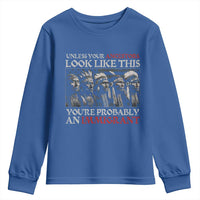 Unless Your Ancestors Look Like This You're Probably An Immigrant Youth Sweatshirt Native American Indian - Wonder Print Shop