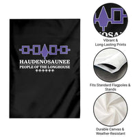 Proud Haudenosaunee Garden Flag Iroquois Flag People Of The Longhouse - Wonder Print Shop