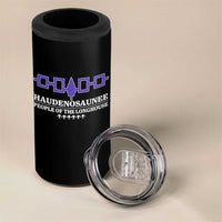 Proud Haudenosaunee 4 in 1 Can Cooler Tumbler Iroquois Flag People Of The Longhouse - Wonder Print Shop