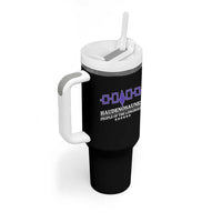 Proud Haudenosaunee Tumbler With Handle Iroquois Flag People Of The Longhouse - Wonder Print Shop