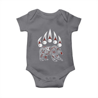 Native American Alaska Grizzly Bear Claw Indian Pride Baby Onesie - Wonder Print Shop