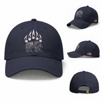 Native American Alaska Grizzly Bear Claw Indian Pride Baseball Cap