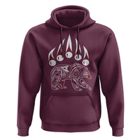 Native American Alaska Grizzly Bear Claw Indian Pride Hoodie - Wonder Print Shop