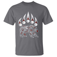 Native American Alaska Grizzly Bear Claw Indian Pride T Shirt - Wonder Print Shop