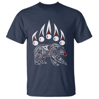 Native American Alaska Grizzly Bear Claw Indian Pride T Shirt - Wonder Print Shop