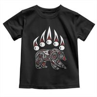Native American Alaska Grizzly Bear Claw Indian Pride Toddler T Shirt - Wonder Print Shop