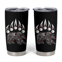 Native American Alaska Grizzly Bear Claw Indian Pride Tumbler Cup - Wonder Print Shop