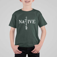 Native American Indian Tomahawk Indigenous Pride T Shirt For Kid - Wonder Print Shop