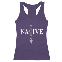 Native American Indian Tomahawk Indigenous Pride Racerback Tank Top - Wonder Print Shop