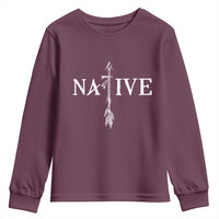 Native American Indian Tomahawk Indigenous Pride Youth Sweatshirt - Wonder Print Shop