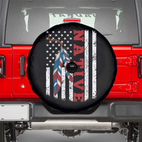 Native American Feathers Vintage USA Flag Spare Tire Cover Proud Indigenous People - Wonder Print Shop