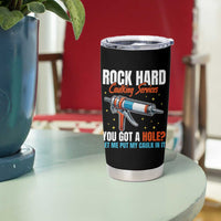 Funny Rock Hard Caulking Services Tumbler Cup Offensive Embarrassing Inappropriate Adult Humor - Wonder Print Shop