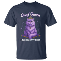 Funny Queef Queen Cat T Shirt Hear My Kitty Purr Inappropriate Dirty Adult Humor - Wonder Print Shop