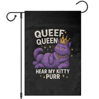 Funny Queef Queen Cat Garden Flag Hear My Kitty Purr Inappropriate Dirty Adult Humor Jokes - Wonder Print Shop