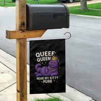 Funny Queef Queen Cat Garden Flag Hear My Kitty Purr Inappropriate Dirty Adult Humor Jokes - Wonder Print Shop