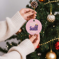 Funny Queef Queen Cat Ceramic Ornament Hear My Kitty Purr Inappropriate Dirty Adult Humor Jokes - Wonder Print Shop