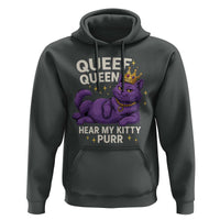Funny Queef Queen Cat Hoodie Hear My Kitty Purr Inappropriate Dirty Adult Humor Jokes - Wonder Print Shop