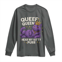 Funny Queef Queen Cat Long Sleeve Shirt Hear My Kitty Purr Inappropriate Dirty Adult Humor Jokes - Wonder Print Shop