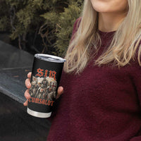 Sir Cumsalot Funny Offensive Knight Meme Bootleg Graphic Tumbler Cup