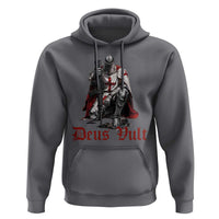 Deus Vult Knights Templar Gun Lover Hoodie Crusader Cross Soldier of Christ