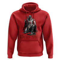 Deus Vult Knights Templar Gun Lover Hoodie Crusader Cross Soldier of Christ