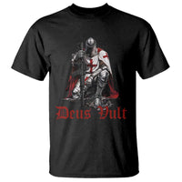 Deus Vult Knights Templar Gun Lover T Shirt Crusader Cross Soldier of Christ
