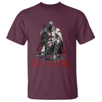 Deus Vult Knights Templar Gun Lover T Shirt Crusader Cross Soldier of Christ