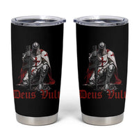 Deus Vult Knights Templar Gun Lover Tumbler Cup Crusader Cross Soldier of Christ