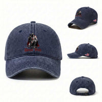 Deus Vult Knights Templar Gun Lover Washed Cotton Baseball Cap Crusader Cross Soldier of Christ