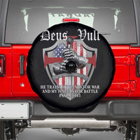 Deus Vult Knights Templar Spare Tire Cover He Trains My Hands For War And My Fingers For Battle