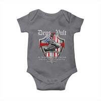 Deus Vult Knights Templar Baby Onesie He Trains My Hands For War And My Fingers For Battle