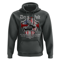 Deus Vult Knights Templar Hoodie He Trains My Hands For War And My Fingers For Battle