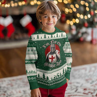 I Am Not Old I Am Middle Aged Funny Templar Knight Ugly Christmas Sweater Medieval Ren Fair Humor