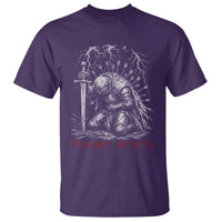 Tummy Hurts Funny Medieval Knight Dark Fantasy Humor T Shirt