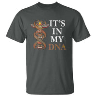 Native American T Shirt It's In My DNA Totem Indigenous USA - Wonder Print Shop