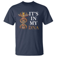 Native American T Shirt It's In My DNA Totem Indigenous USA - Wonder Print Shop