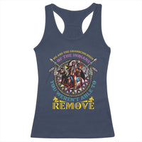 Native American Racerback Tank Top We Are The Grandchildren Of The Indians Indigenous Warrior - Wonder Print Shop