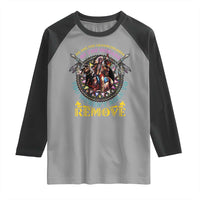 Native American Raglan Shirt We Are The Grandchildren Of The Indians Indigenous Warrior - Wonder Print Shop