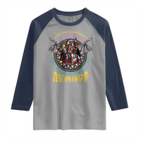 Native American Raglan Shirt We Are The Grandchildren Of The Indians Indigenous Warrior - Wonder Print Shop