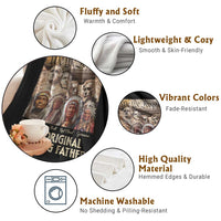 Native American Throw Blanket The Original Founding Fathers We The People Indian Tribe Chief - Wonder Print Shop