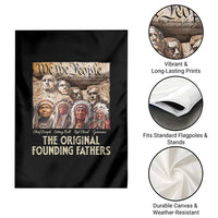 Native American Garden Flag The Original Founding Fathers We The People Indian Tribe Chief - Wonder Print Shop