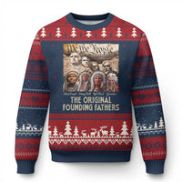 Native American Ugly Christmas Sweater The Original Founding Fathers We The People Indian Tribe Chief - Wonder Print Shop