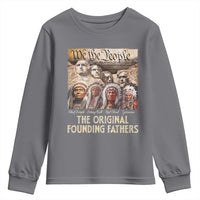 Native American Youth Sweatshirt The Original Founding Fathers We The People Indian Tribe Chief - Wonder Print Shop