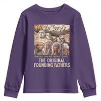 Native American Youth Sweatshirt The Original Founding Fathers We The People Indian Tribe Chief - Wonder Print Shop