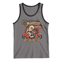Native American Rider Tank Top American Indian Legendary Motorcycle Vintage Pin Up Girl - Wonder Print Shop